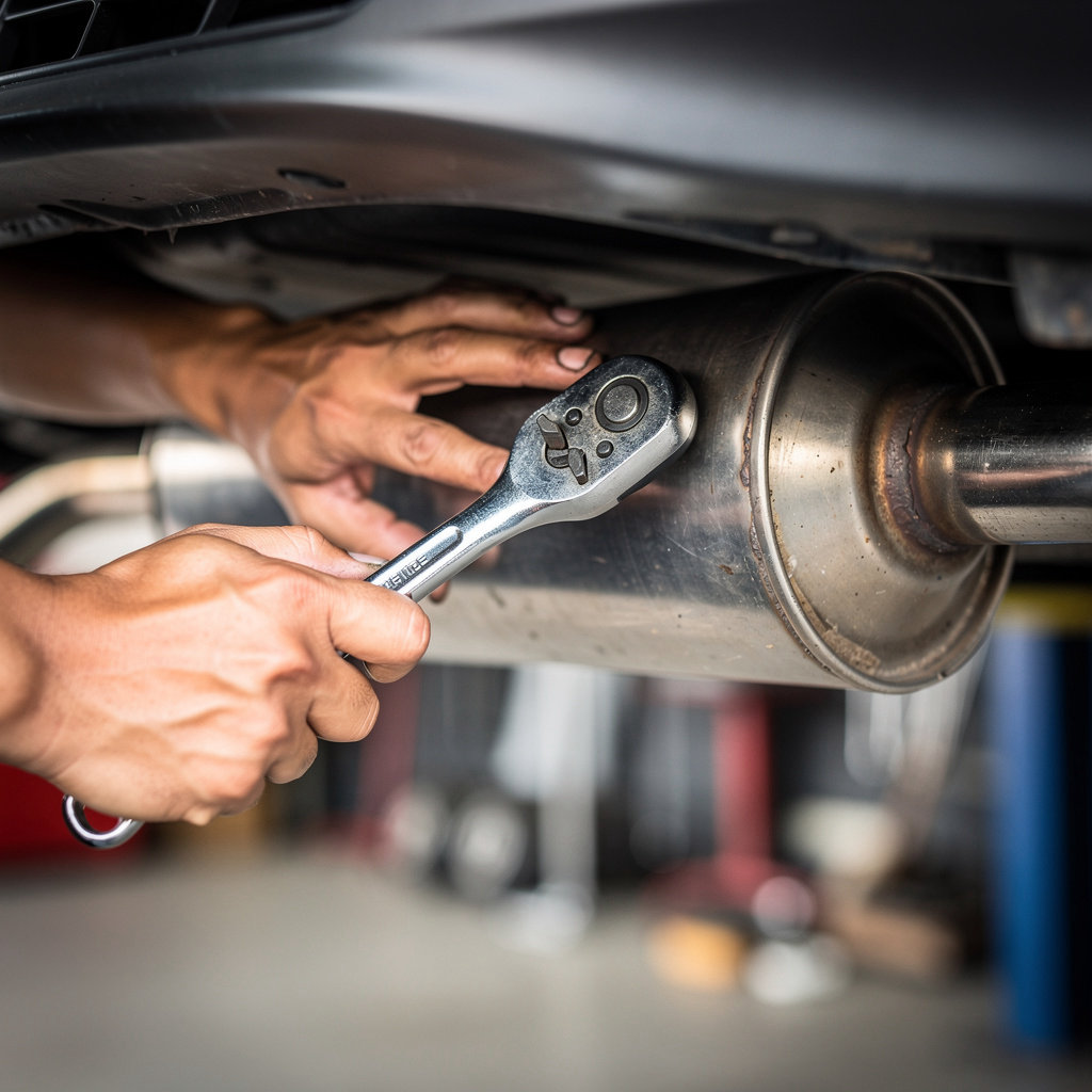 VINH PHAT AUTO REPAIR & MUFFLER professional technician performing expert auto repair services in San Diego